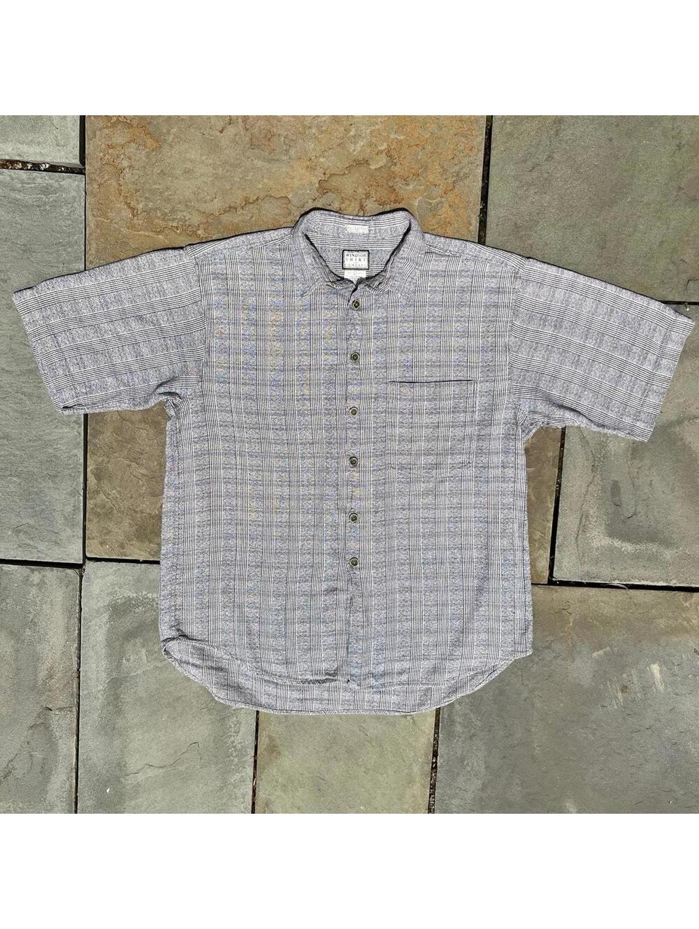 Neo-Vintage 90s Vertical Plaid Stripe Shirt